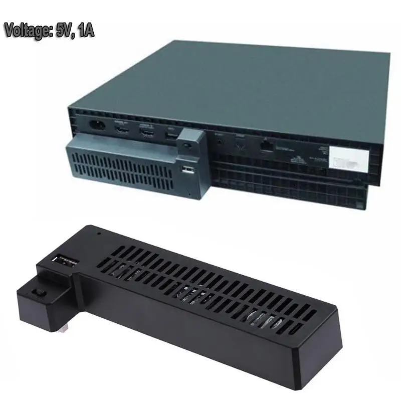 Черный 2019 новые охлаждающий вентилятор 5V 1A USB Порты и разъёмы внешний 3 охлаждения