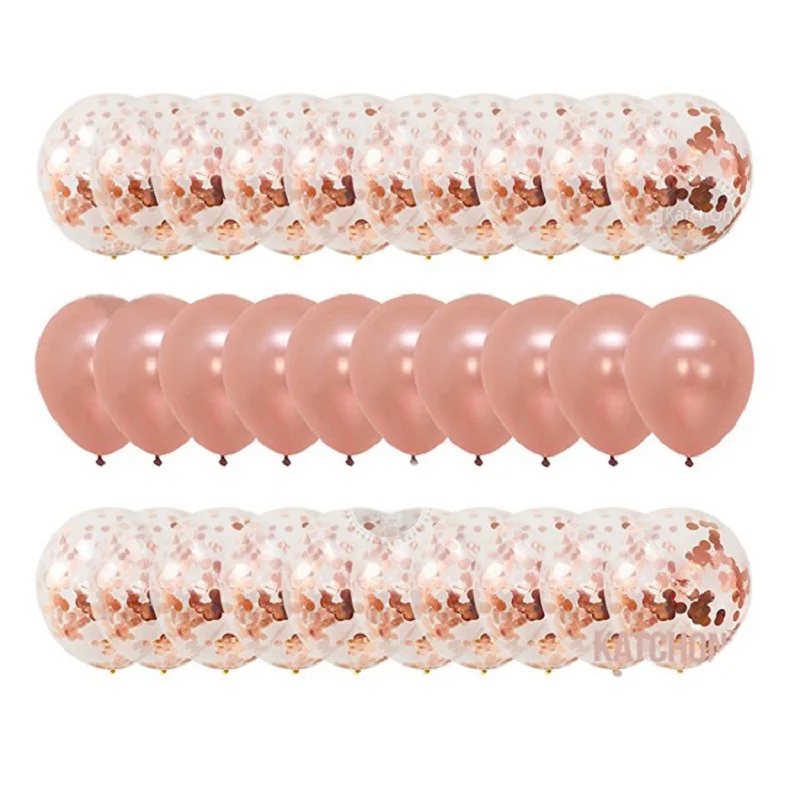 20 штук 12 дюймов Igreen воздушные шары набор конфетти хром клипсы для воздушных шаров