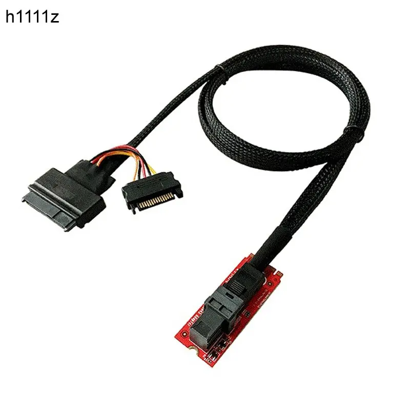 XA100 112 кабели разъем U.2 SFF 8639 M.2 M ключ NVMe адаптер карты Mini SAS Key 8639| |