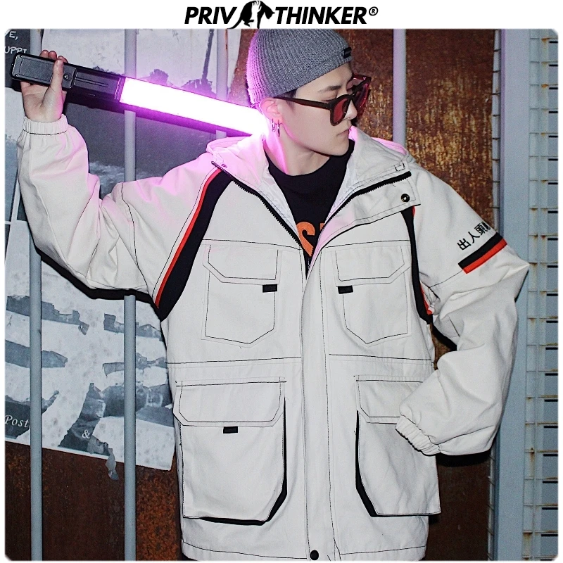 Privathinker Мужская модная уличная одежда хип хоп куртки мужские повседневные