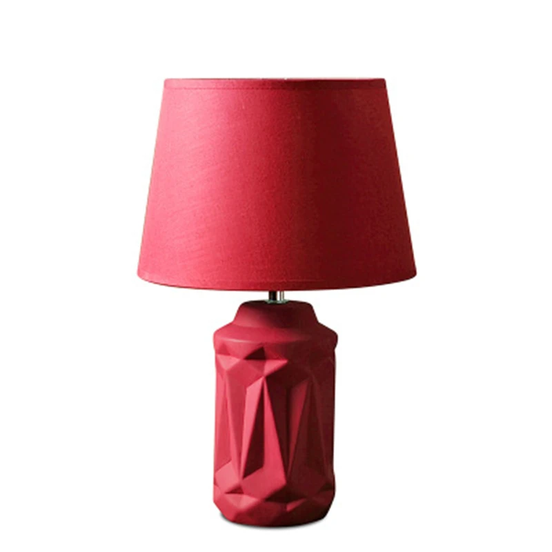 Скандинавская настольная лампа для спальни креативная керамическая простая