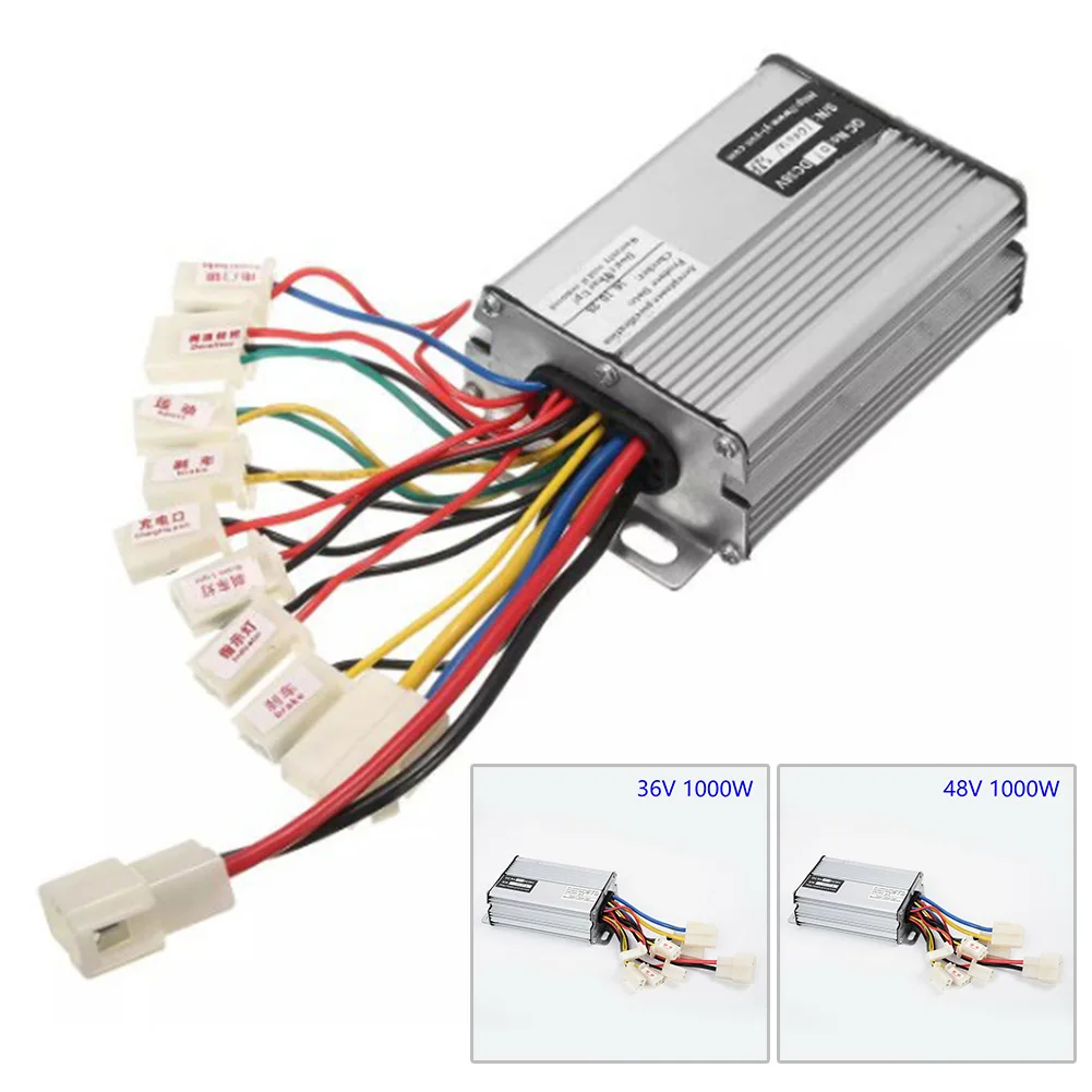36/48V 1000W электрический велосипед Скорость контроллер с бесщеточным двигателем
