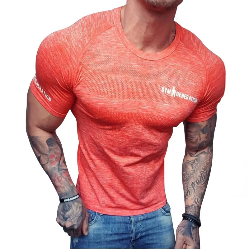 

2020 New Quick Dry Running T-shirt Fitness Tight Short Sleeve T-Shirts men Compression T-shirt Sport Shirt Men Gym T Shirt 3XL