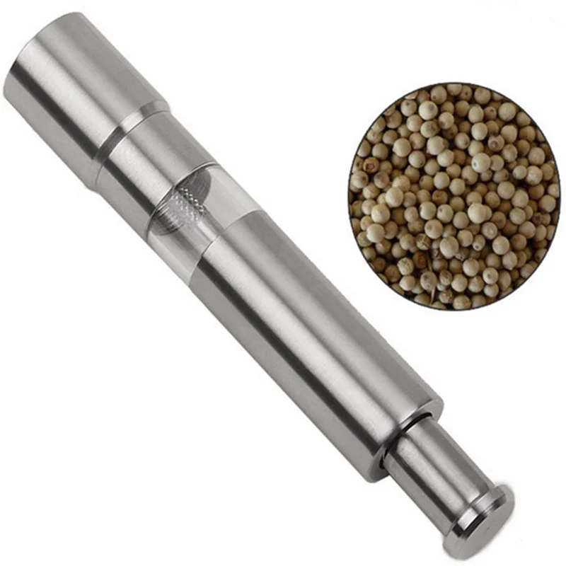 Ручная мельница для перца из нержавеющей стали соли и muller push распылитель