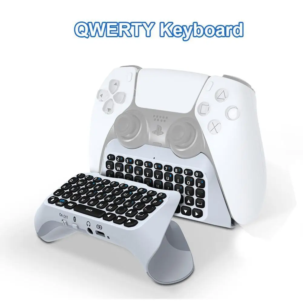 Беспроводная клавиатура 3 5 мм Bluetooth для чата PS5 Sony контроллер геймпада аксессуары
