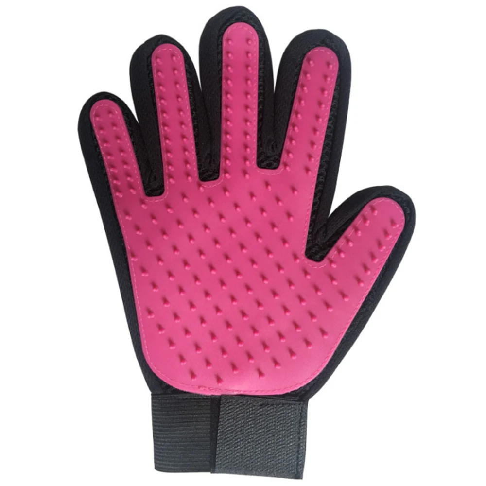 Высококачественная Массажная перчатка для чистки домашних животных щетка