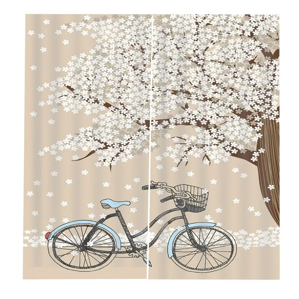 Белые цветочные шторы 3D затемненные для гостиной постельные принадлежности