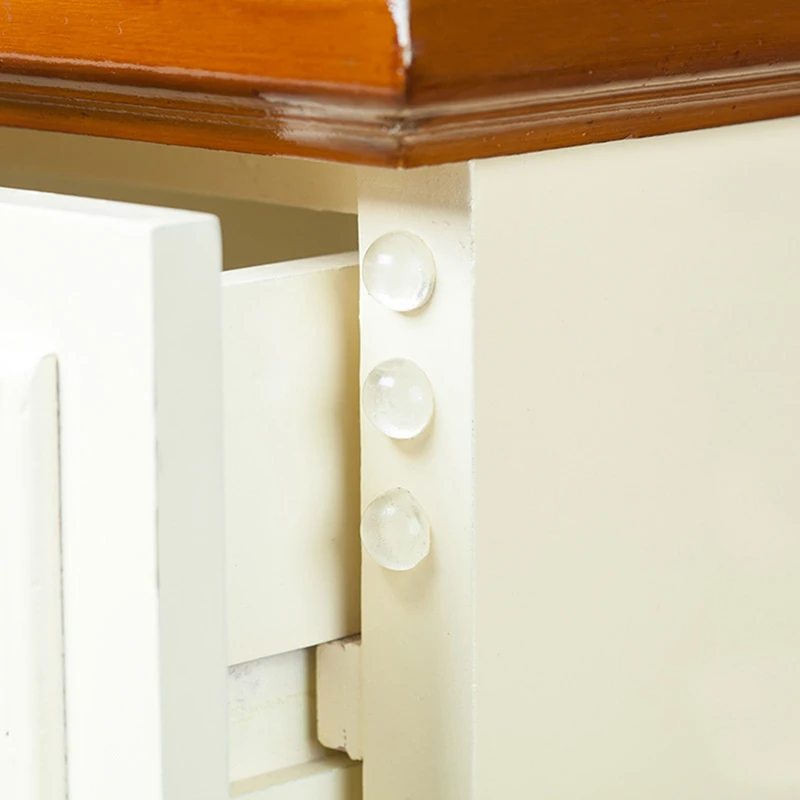 

24Pcs/Set Hot Sale Transparent Anti Slip Silicone Shock Absorber Soft Cushion For Closestool Furniture Accessories Wholesale