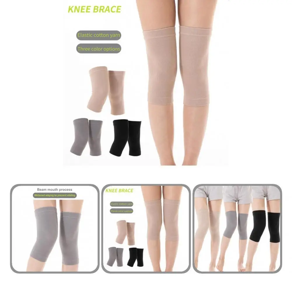 

1Pair Knee Support Practical Relief Stress Non-slip Patella Protective Knee Cover for Gym Knee Warmer Knee Brace