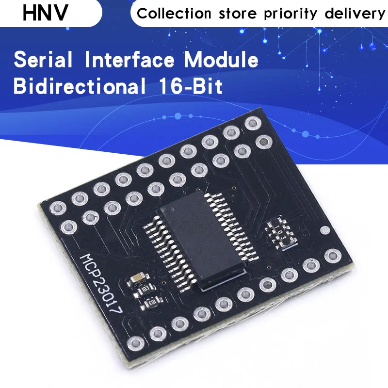 MCP23017 серийный Интерфейс модуль IIC I2C SPI MCP23S17 двунаправленный 16 бит I/O расширитель