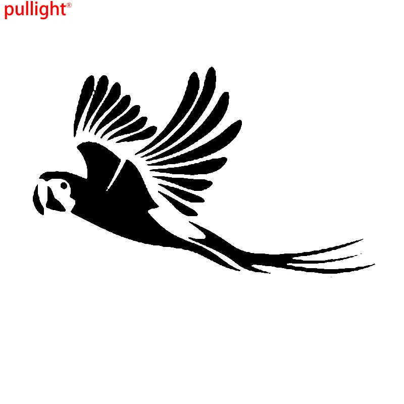 1 шт. Виниловая наклейка с изображением попугая