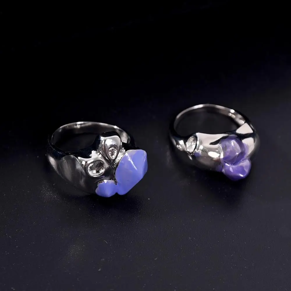 

New Fashion Women's Ring Multiple Choice Inlaid Zircon Female Personality Beautiful Temperament Finger Rings Quality Jewelry