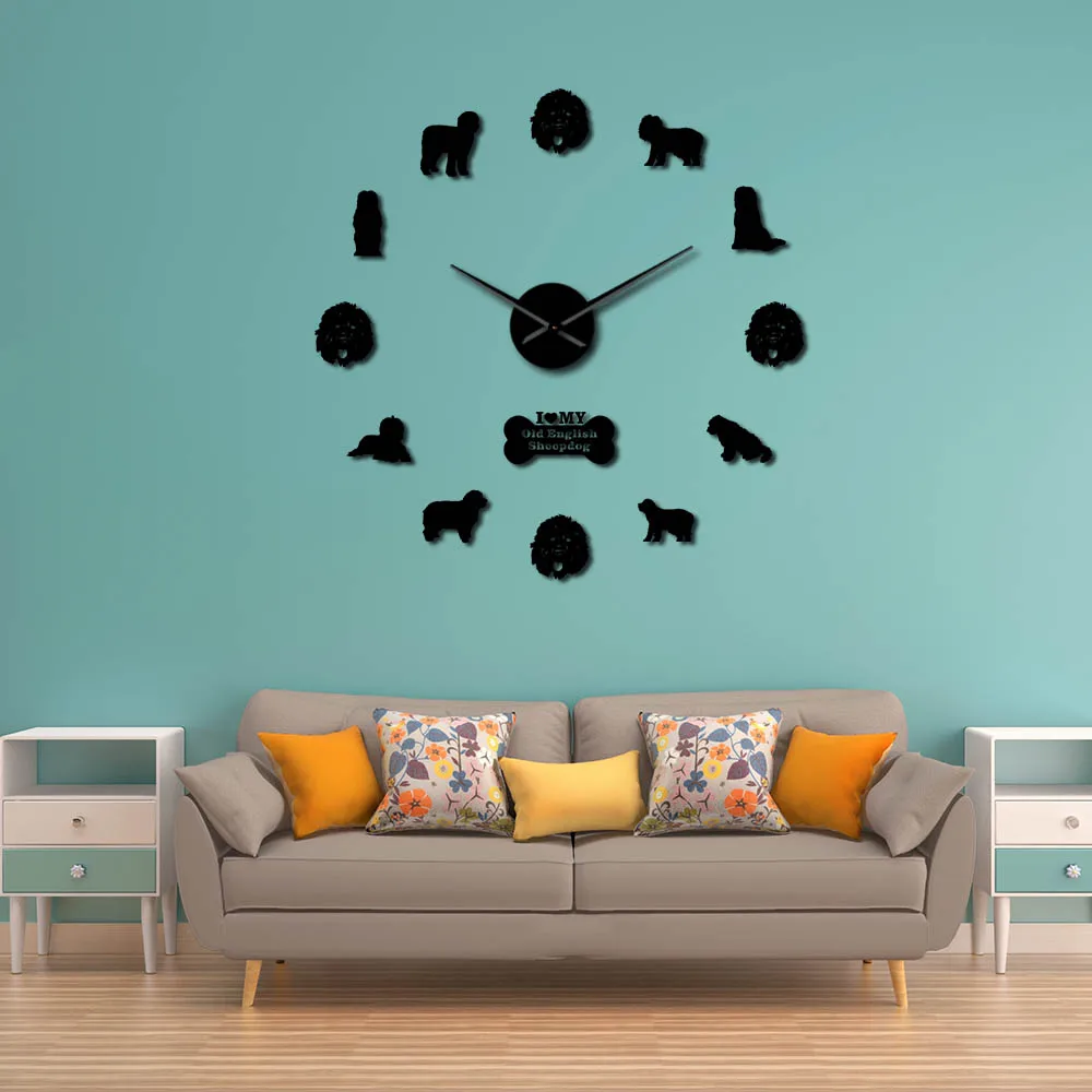 Настенные часы 3D сделай сам Современные Кварцевые акриловые зеркальные наклейки