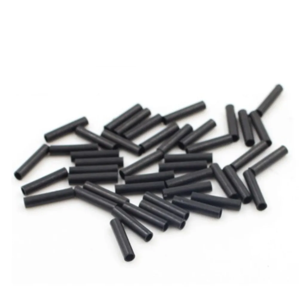 

100Pcs Single Barrel Crimping Sleeve Fishing Line Lead Copper Pipe Joint Brass Fishing Crimping Sleeve For Wire Connector