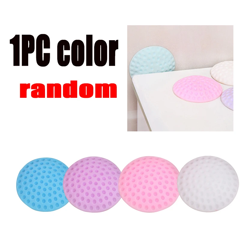 1 шт. силиконовый дверной ограничитель стены протектор ручки шок рельсы коврик