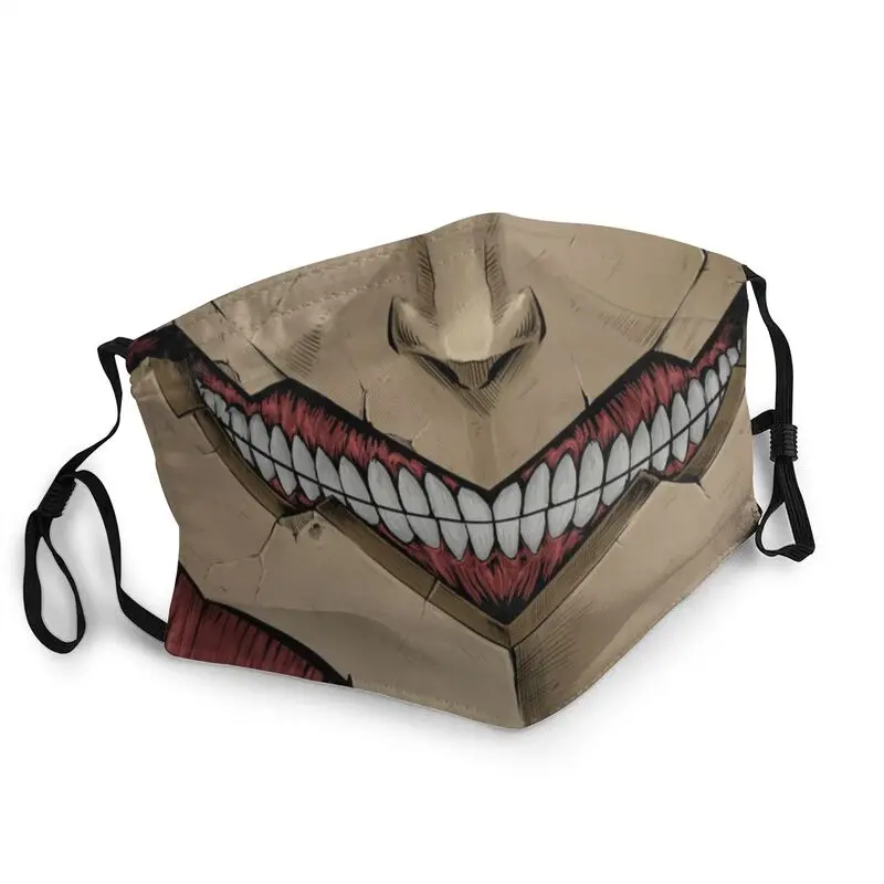 

Face Of Armored Titan Breathable Mouth Face Mask Adult Unisex Attack On Titan Mask Dustproof Protection Cover Respirator Muffle