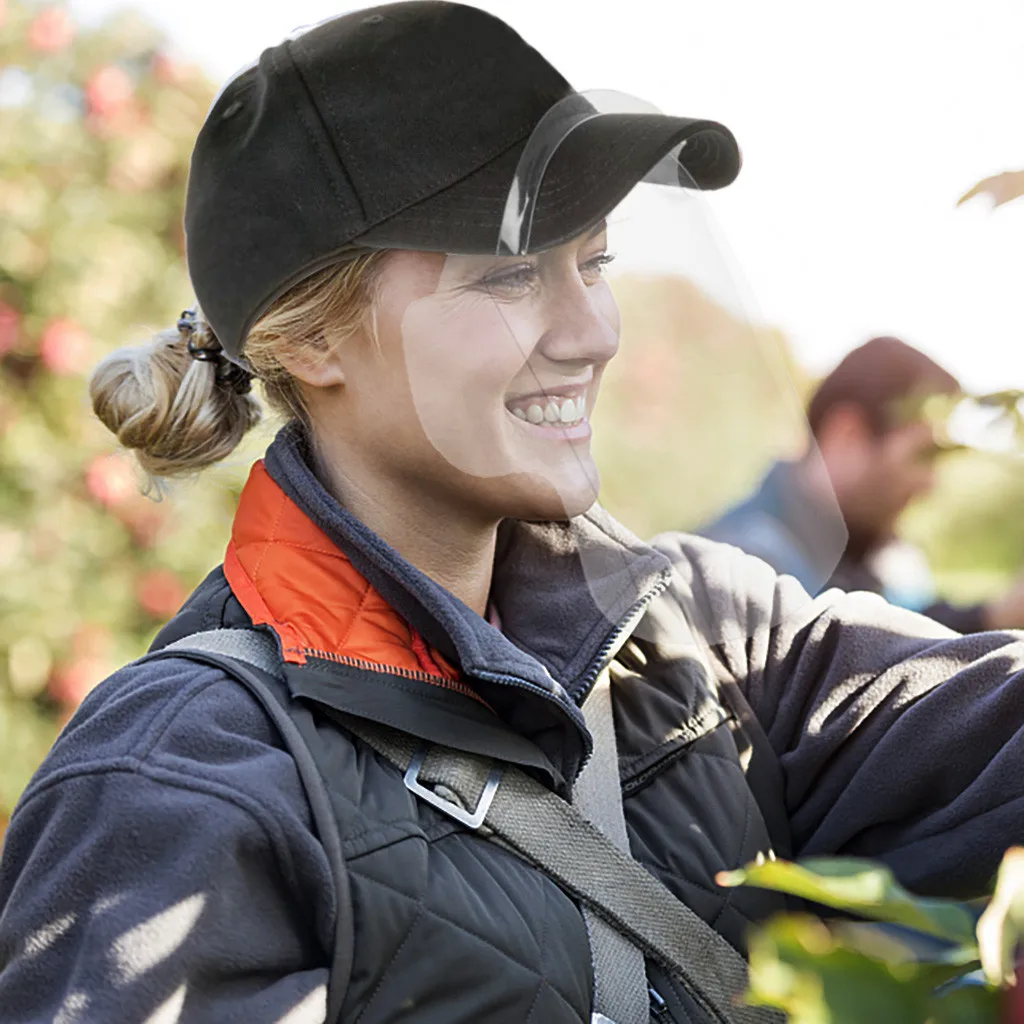 Прозрачный пластиковый защитный чехол для глаз повязка на голову с аппетитным