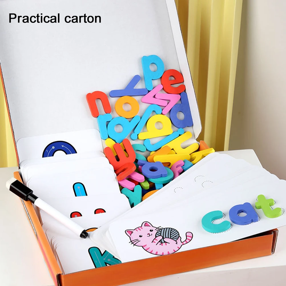 Деревянный развивающий алфавит игра головоломка с буквами зрение и правописание