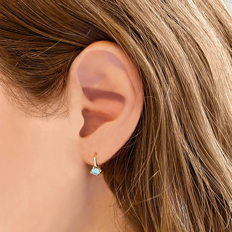 Серьги кольца ROXI в минималистском стиле женские круглые украшения для свадьбы с