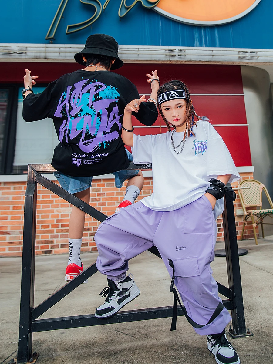 

2021 Modern Dance Costumes For Kids Boys Jazz Performance Costumes Children Rave Clothes Hip Hop Clothing Stage Outfits 120-170
