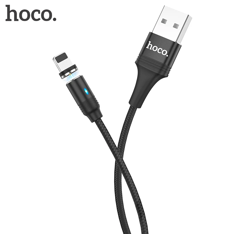 HOCO Магнитный кабель для iPhone XS Max X 7 5 6 Plus телефоны Быстрая зарядка USB кабель для iPhone 11 Pro Кабель зарядного устройства