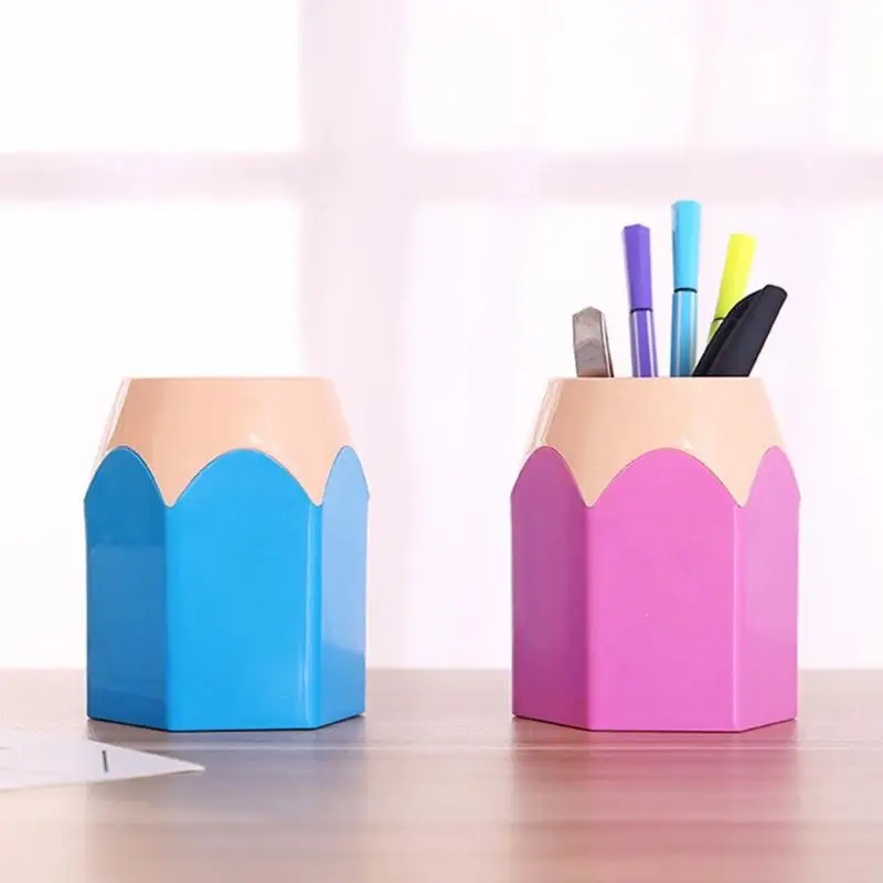 1 шт. подставка для косметических кистей Дизайн Pensil Пластиковые кисти для макияжа настольная подставка для ручек контейнер для макияжа