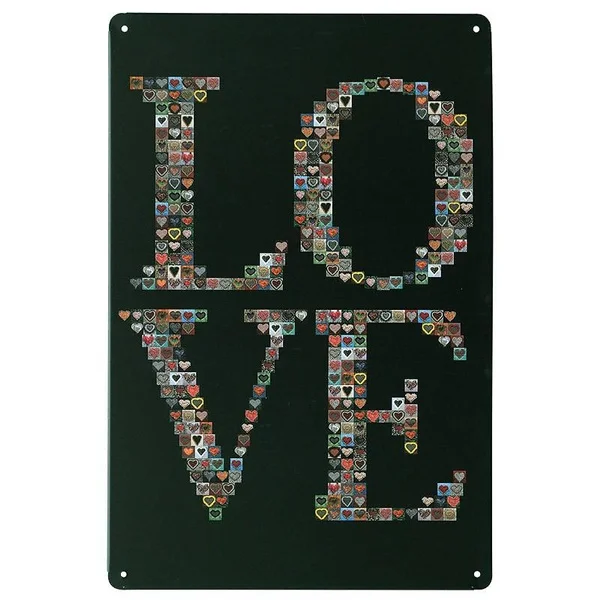 

Art Love жестяная вывеска металлический знак плакат Настенный декор двери доска 20*30 см