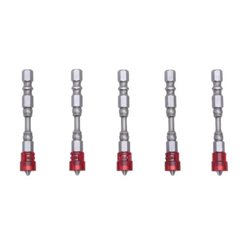 

Depth Stop Magnetic Screwdriver Bits 1/4" 65mm Any Power Drill for Phillips Drywall Screws