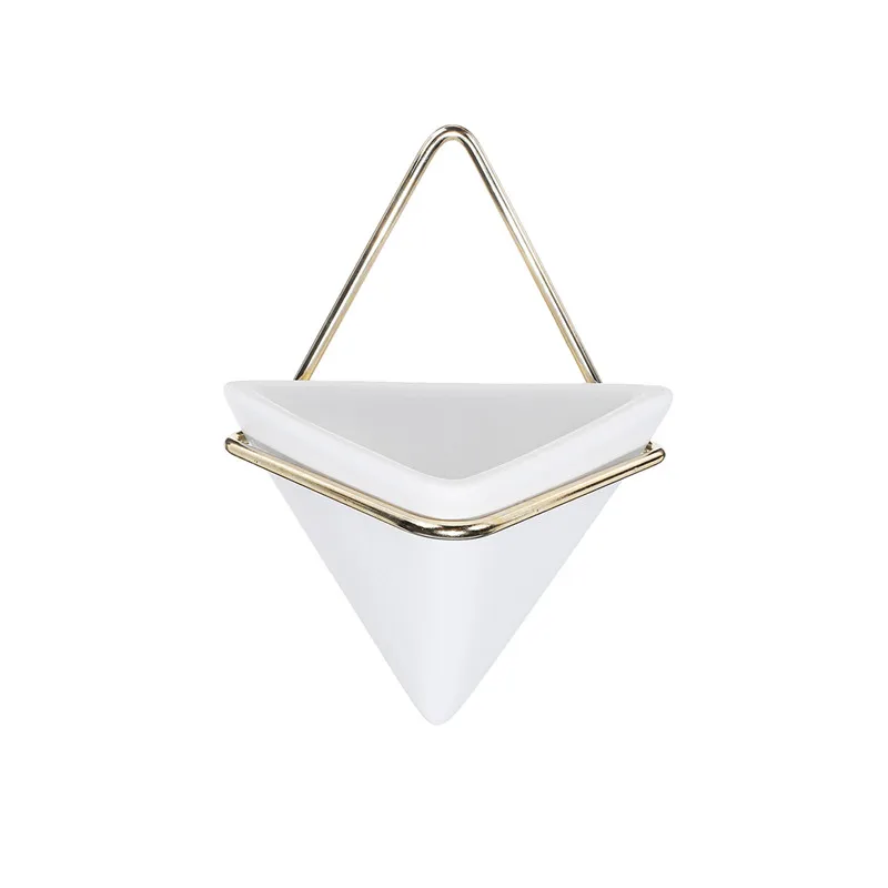 Настенный горшок для растений с суккулентами в скандинавском стиле железный