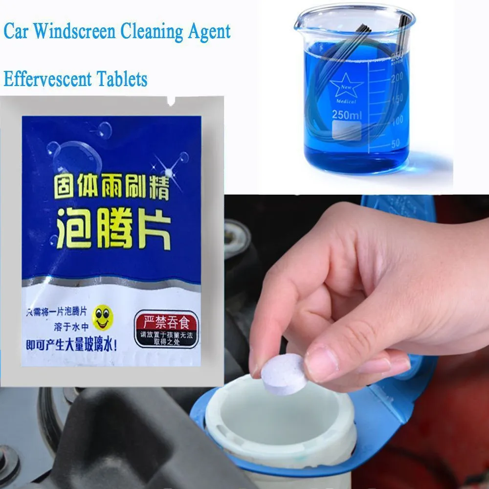 1/5/10Pcs Auto Car Windshield Glass Wash Cleaning Concentrated Effervescent Tablets | Автомобили и мотоциклы