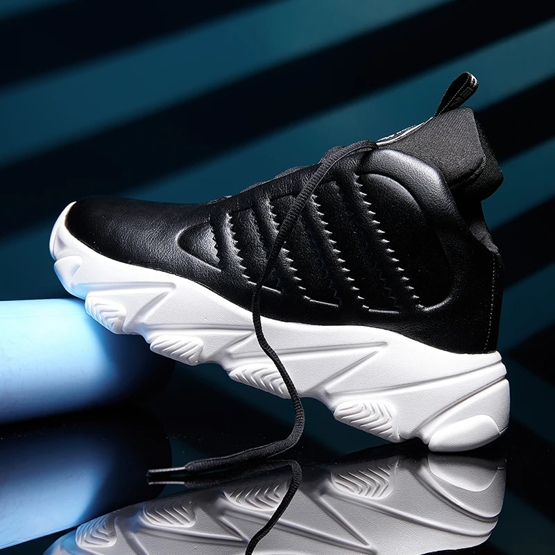 New Fashion Mens Comfortable Basketball Shoes Sport Running Shoes Chunky Sneakers for Women Boy Basketball Shoes Couple Sneakers