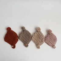 cute pompom knit hat for baby hat thick warm baby girl boy hat beanie winter ear warm kids hat baby bonnet for newborn baby
