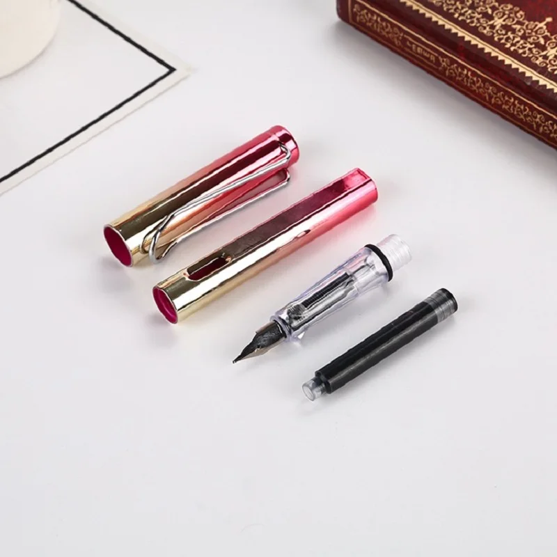 Авторучка цветная деловая ручка практическая каллиграфия супер дешевая