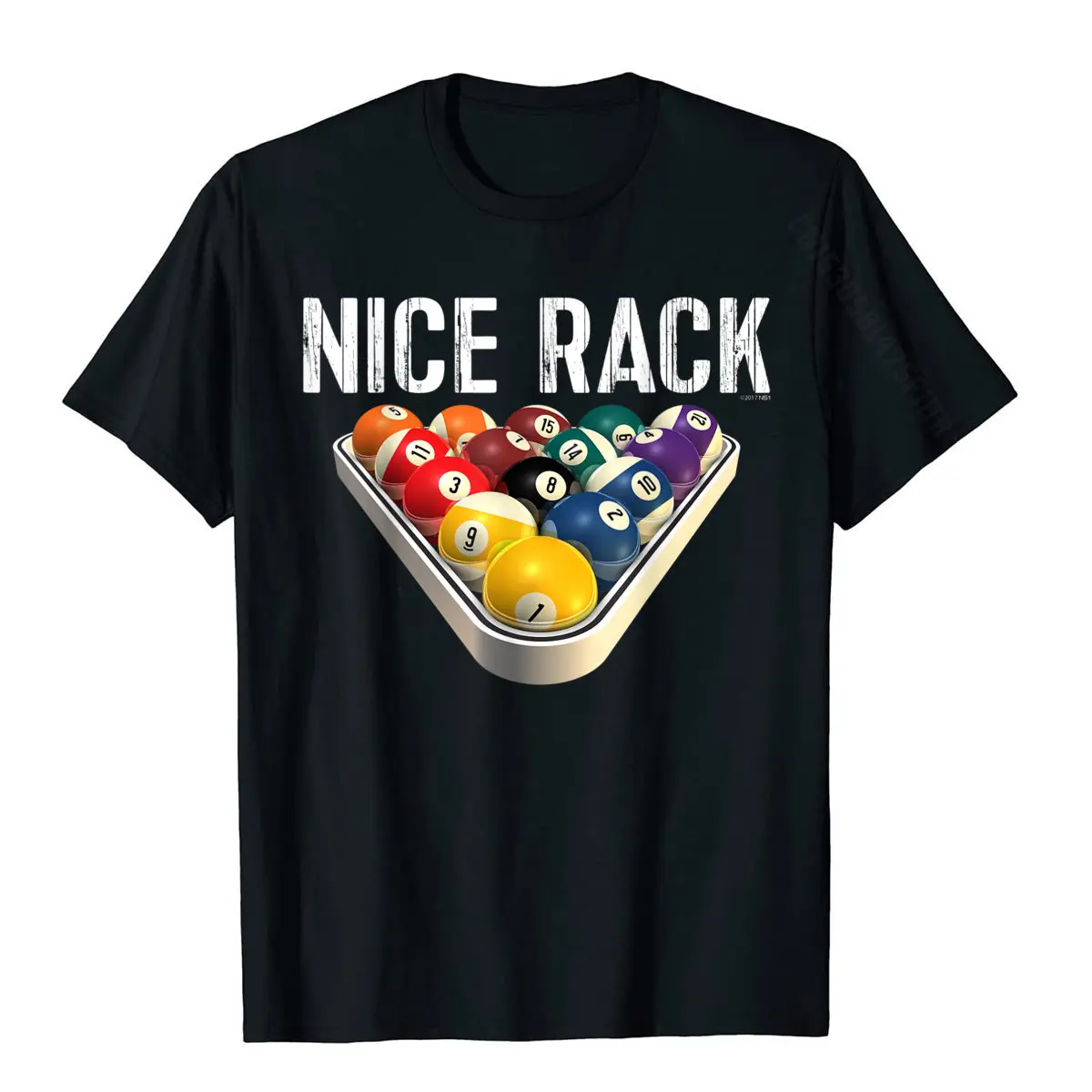 Funny Pool Billiards TShirt: Nice Rack Tee Printed On T Shirt Cheap Tops Shirts Cotton Youth Summer