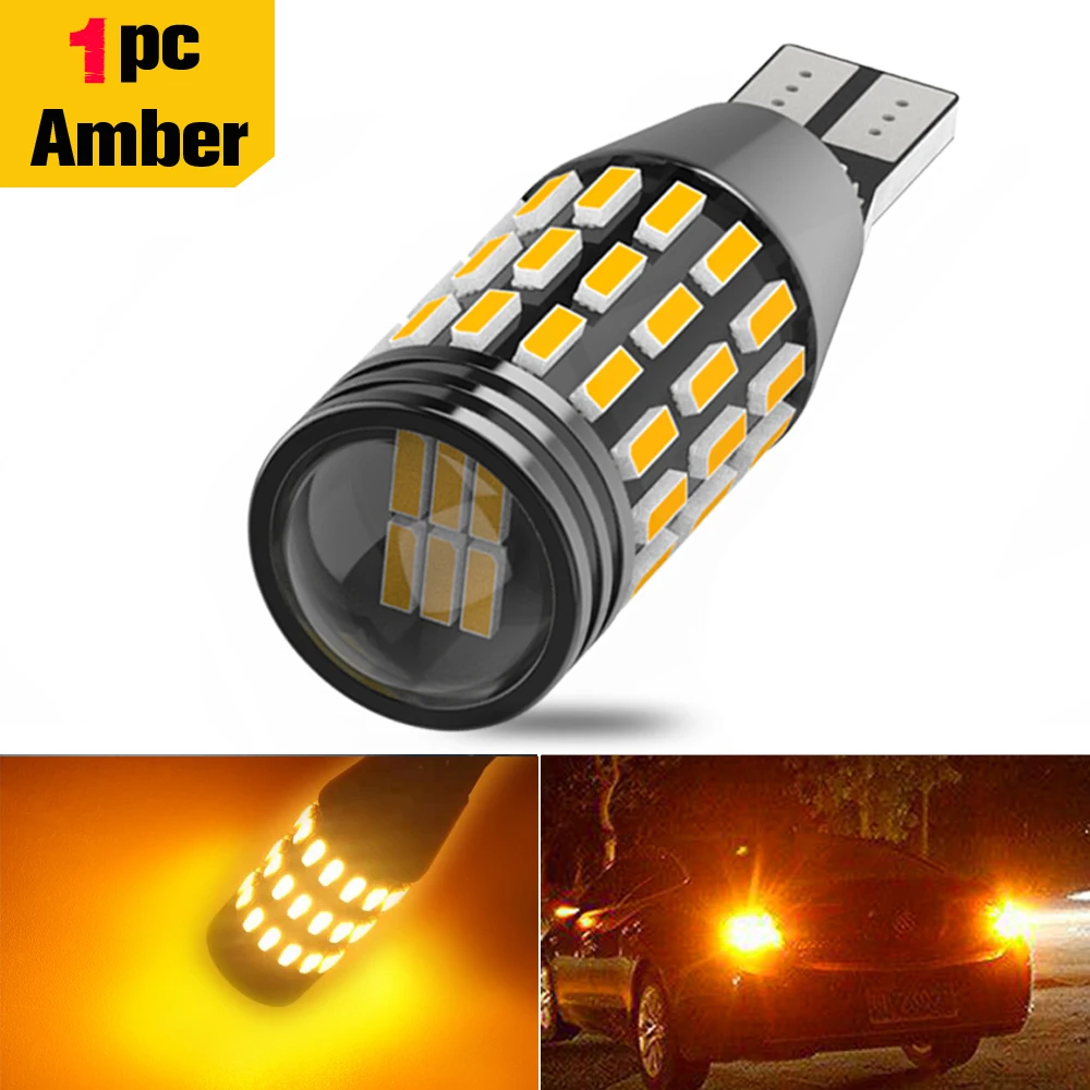 

2 шт., Автомобильные светодиодные лампы T15 921 W16W 51SMD 4014
