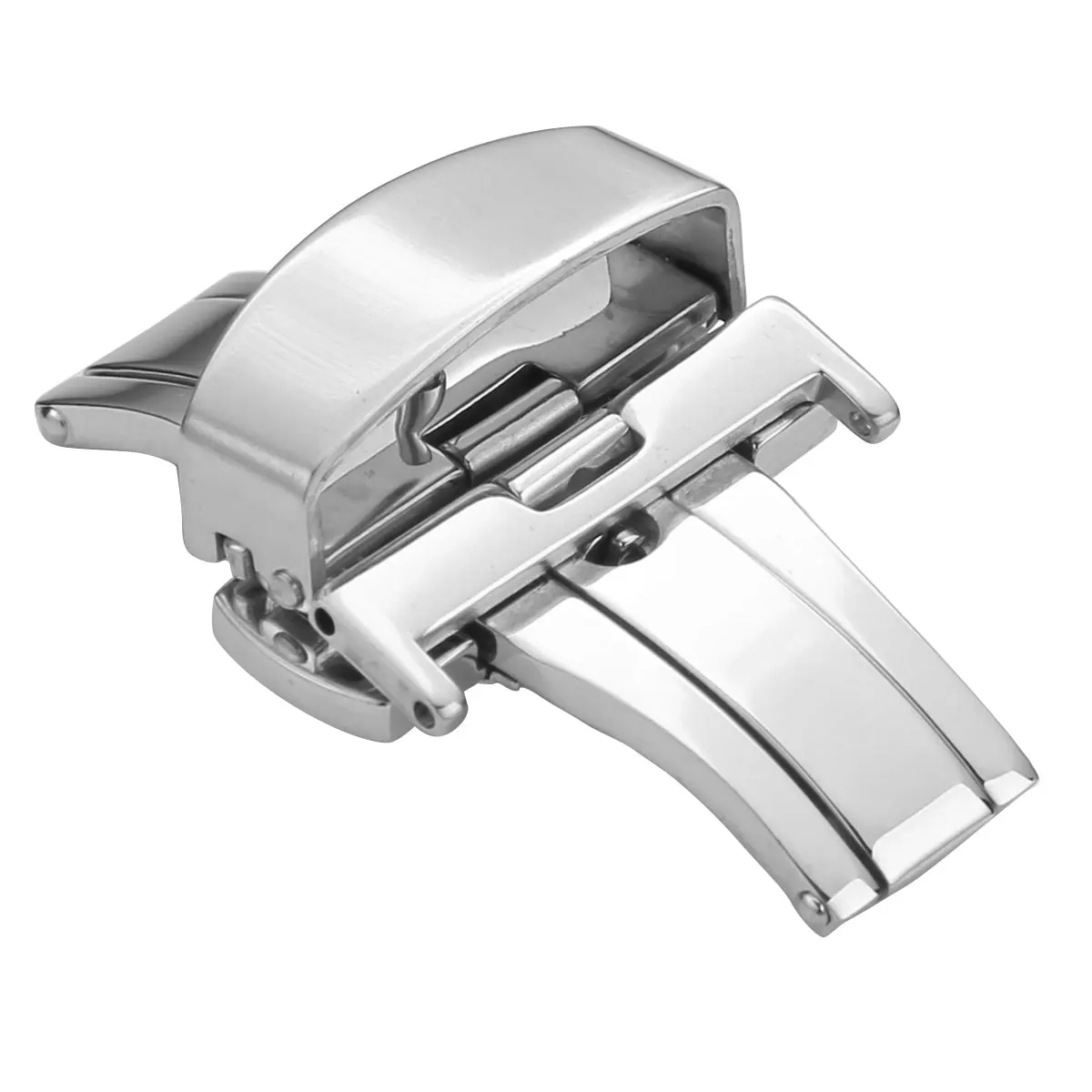 Пряжка для часов из нержавеющей стали металлическая застежка-защелка