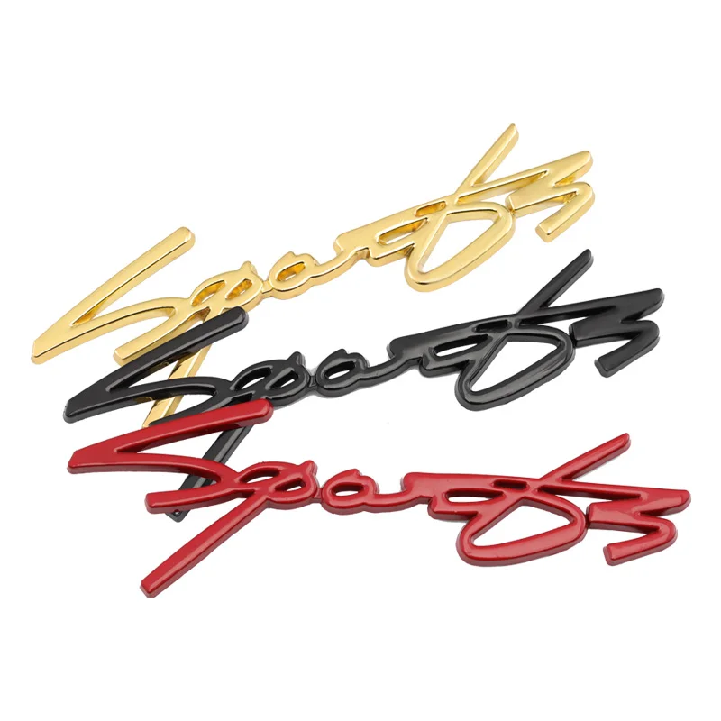 3D Автомобильные наклейки с логотипом спортивного логотипа Эмблема багажника