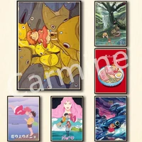 animation 5d diamond painting ponyo and sosuke poster diy cross stitch homemade embroidery full paste room home decoration gift