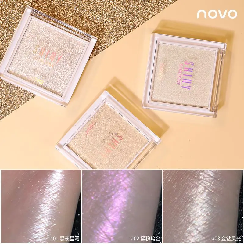 Новый Хайлайтер для макияжа Палитра лица бронзер пудра яркий Шиммер Косметика