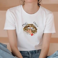 2021 lip printed white casual t shirt new style white tees korean style graphic tops tees art tee hipster grunge top t shirts