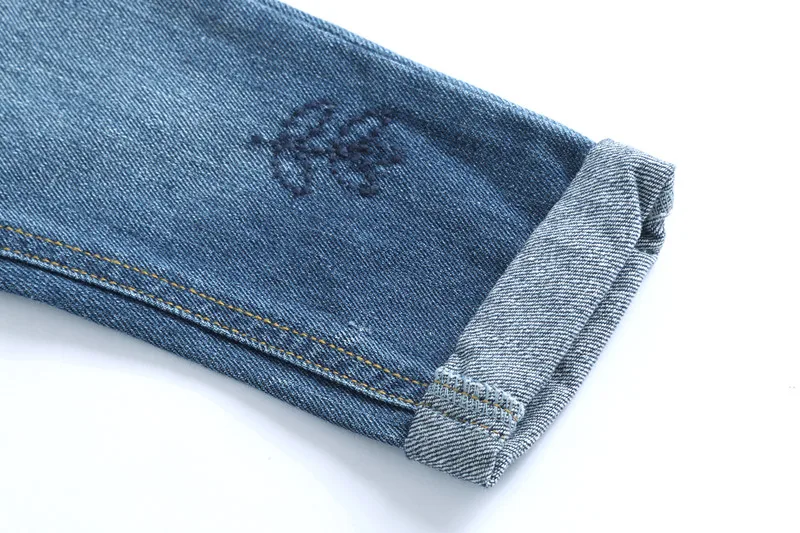 Модные брюки для малышей джинсы новорожденных с цветами и птицами девочек