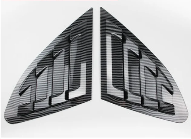 ABS углеродное волокно Автомобильные Боковые окна двери жалюзи Совок рамка порог