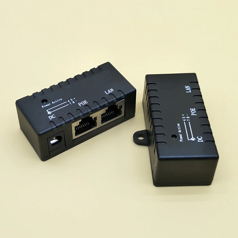 Gigabit Power Over Ethernet Passive PoE сплиттер инжектор для IP-Камеры видеонаблюдения |