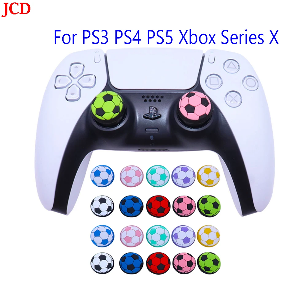 

JCD 2pcs For Sony PS3 PS4 PS5 Gamepad Rocker Cap For Xbox Ones Series X NS PRO Football Silicone Cap