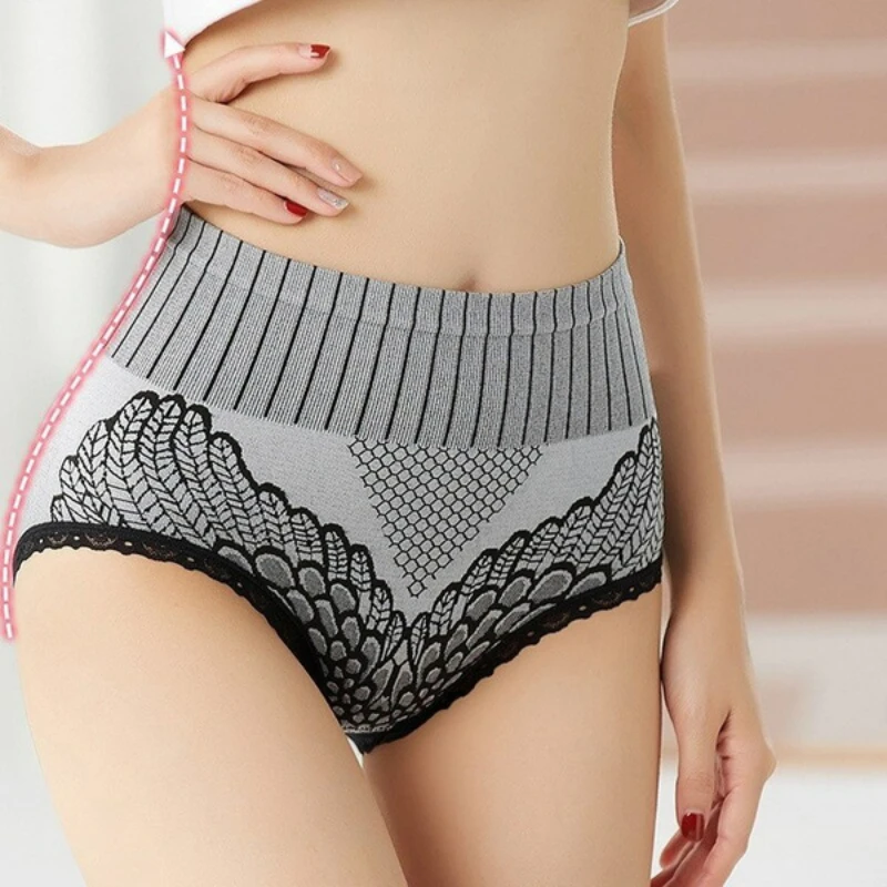 

Women Panties Underwear Seamless Briefs High Waist Underpanties Bodyshaper Ladies Underpants Lac Abdominal Lifting Panties