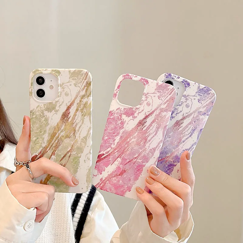 

For iPhone 13 Pro Max Case Luxury Marble Phone Case For iPhone 11 12 Pro Max Soft Back Cover