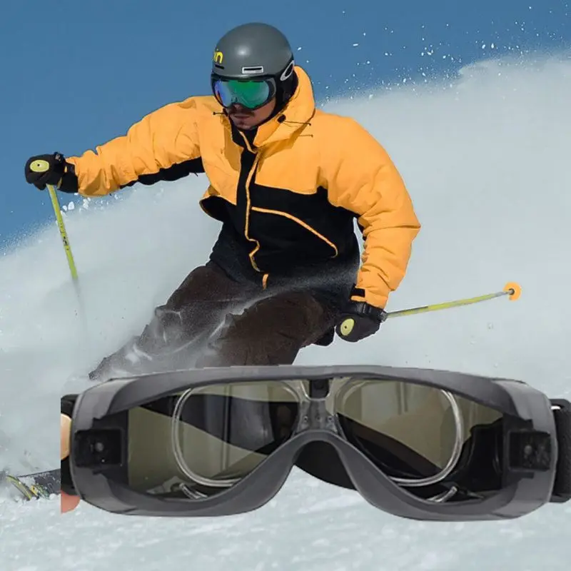 

Simple Portable Ski Goggles Myopia Frame Snowboard Glasses Lens Bezel Adapter