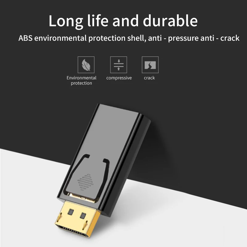 Мини конвертер DisplayPort DP папа HDMI мама|Кабели HDMI| |
