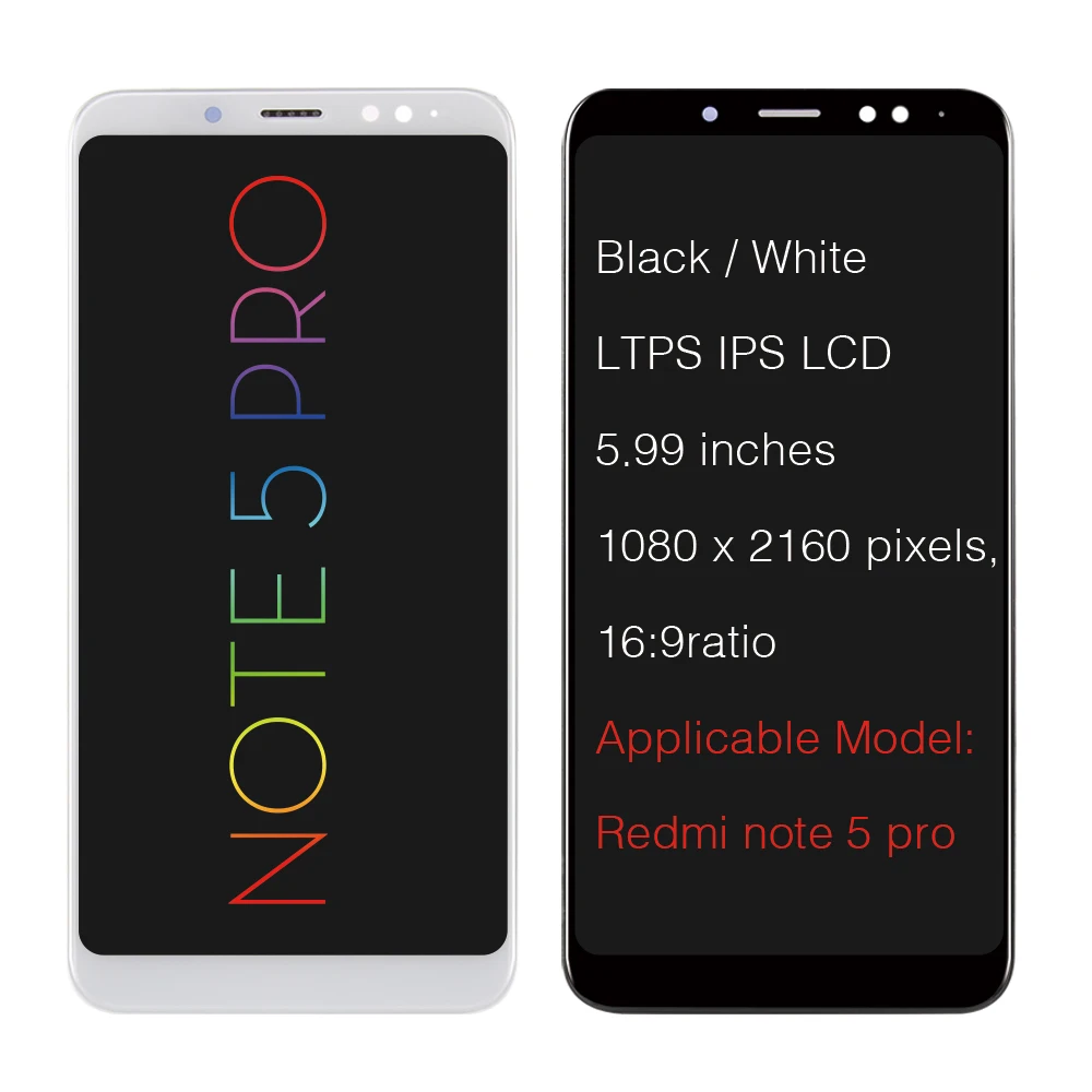 Тест для Xiaomi Redmi Note 5 Pro дисплей Prime сенсорный экран рамка дигитайзер в сборе замена