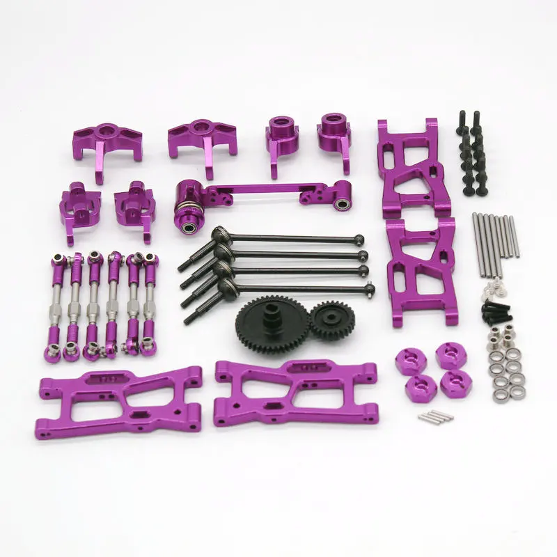 

Wltoys 144001 124019 124018 Upgraded Metal Parts Set Remote Control RC Car Parts